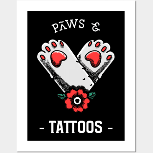 Paws and Tattoos Posters and Art